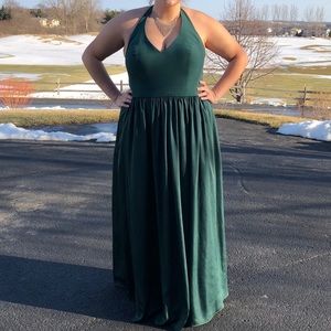 Green prom/bridesmaid dress